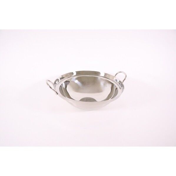 ビュッフェ用中華鍋 スープ用 底丸 30cm 外径×高さmm×容量リットル(内段まで):φ315×H105×3.0 1点