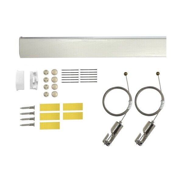 レールサンカラーズ Bセット 木目調 ホワイト100cm RC100B-1 1個