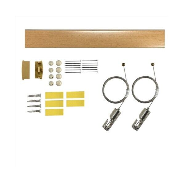 レールサンカラーズ Bセット 木目調 ライトブラウン30cm RC30B-3 1個