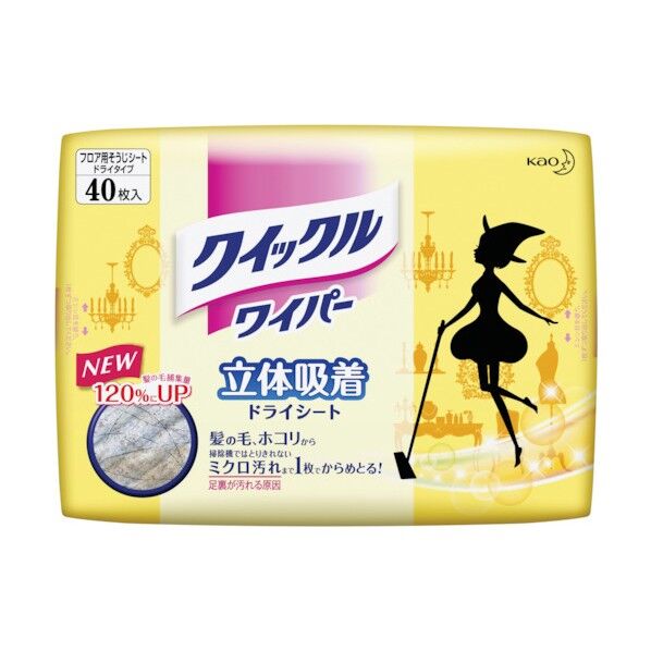 クイックルワイパー用立体吸着ドライシート