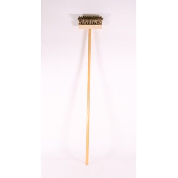 木柄 デッキブラシ シダ 18cm 6946500 61-6757-11 1点