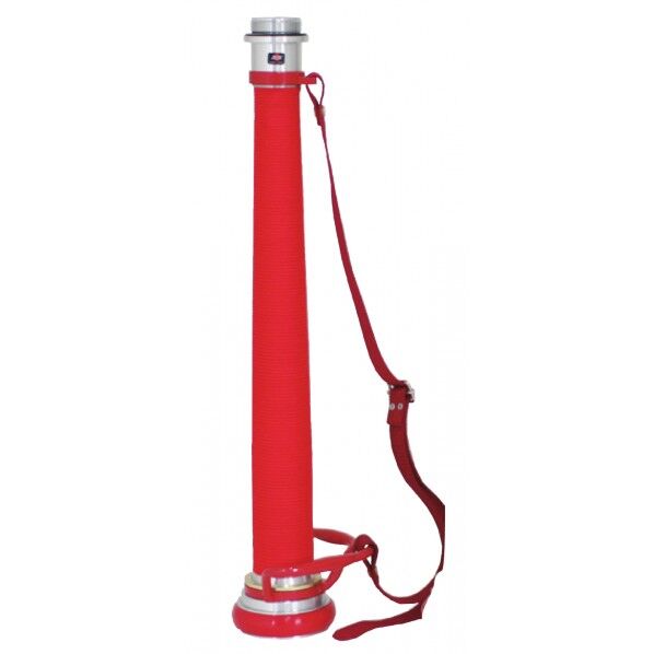 【散水/消防用】 アルミ製 ビクター管鎗パイプ 取手・ベルト付(HB型)赤紐巻き マルチタイプ 50Ax65A 04HBA5065A 1本