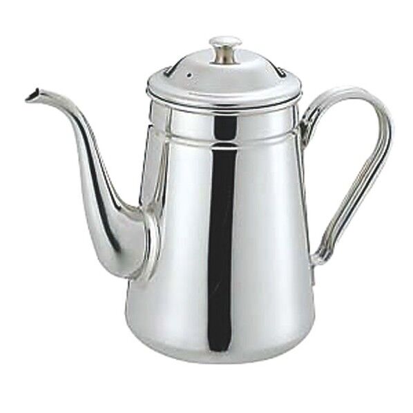 18-8コーヒーポット #16細口 3000cc 底径×高さmm:φ160×H255 159066 1点