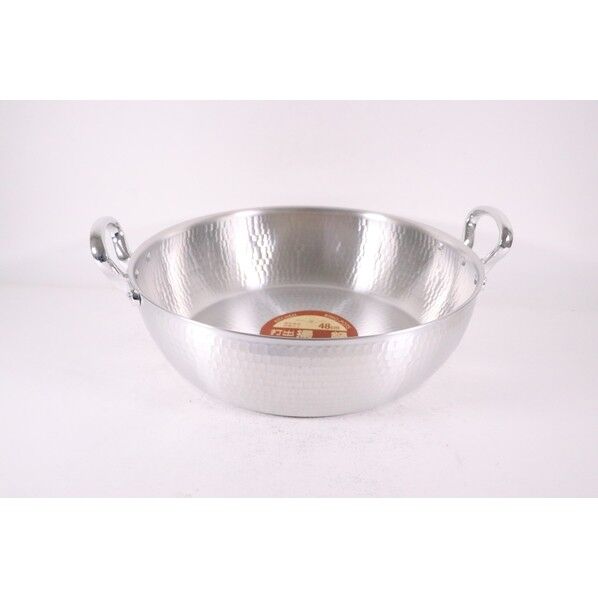 アルミ 打出 揚鍋 48cm(板厚3.3mm) 231000 61-6530-98 1点