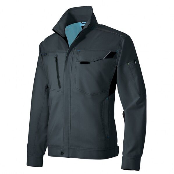 ライトフィックス 長袖ブルゾン(男女兼用) 014チャコール M 2501 1着