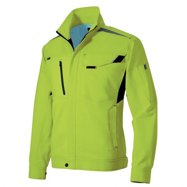 ライトフィックス 長袖ブルゾン（男女兼用） 016ライム S 2501 1着