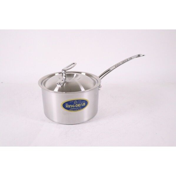 ニューキングデンジ 深型片手鍋(目盛付)18cm 4328100 1個