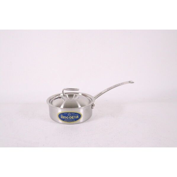 ニューキングデンジ 浅型片手鍋(目盛付)15cm 4328600 1個