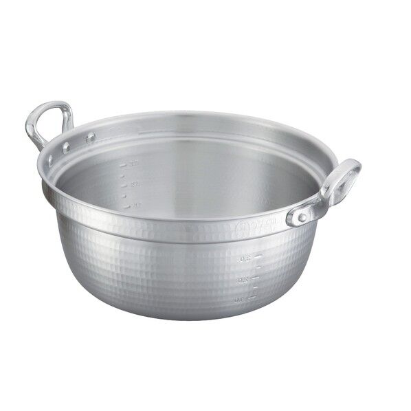 アルミ キング 打出 料理鍋(目盛付)33cm 137500 1個