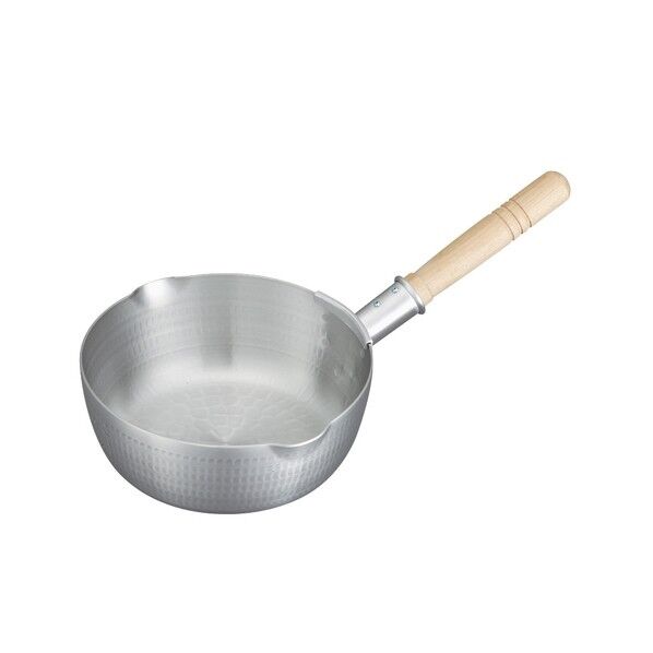 ナカオ アルミ打出 雪平鍋(目盛付)15cm 両口 177200 1個