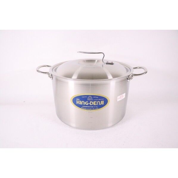ニューキングデンジ 半寸胴鍋 33cm(17.5L) 1個