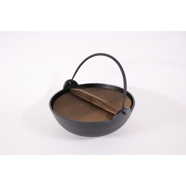 アルミ黒塗り田舎鍋 24cm 内径×高さmm:φ240×H88 292026 1点