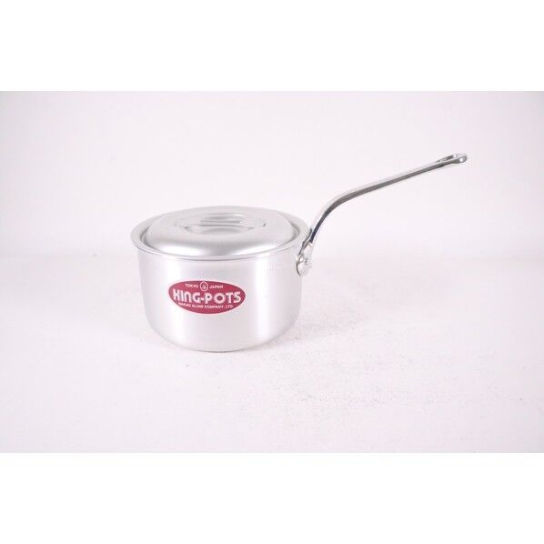 アルミ キング 半寸胴鍋(目盛付)15cm 87200 1個