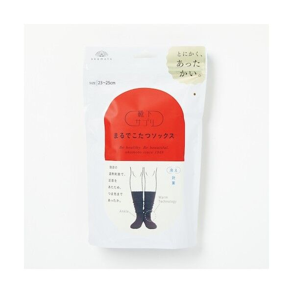 靴下サプリまるでこたつソックス23-25CM ブラック