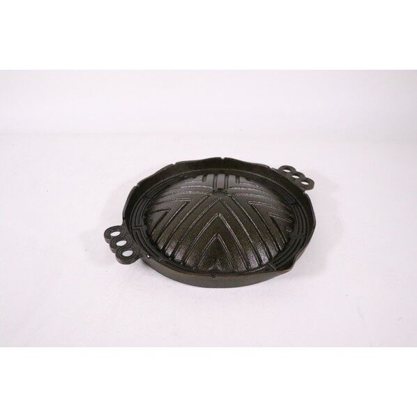 鉄ジンギス鍋(穴無) 26cm QGV14026 1個