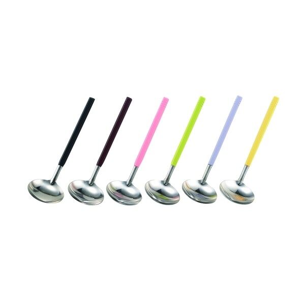 和色 玉杓子 穴なし 梔子色(クチナシ) 外径×柄長mm:φ70×175 298169 1点