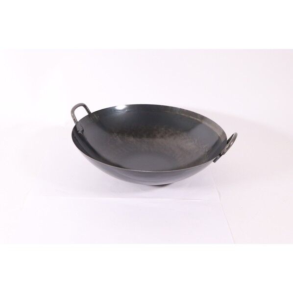kan 鉄打出両手中華鍋 30cm 1個