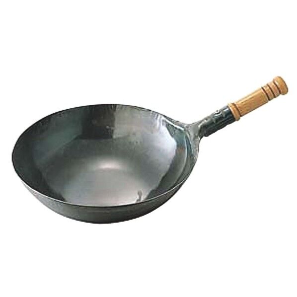 鉄打出木柄片手中華鍋用木柄のみ(ビス付) 1個