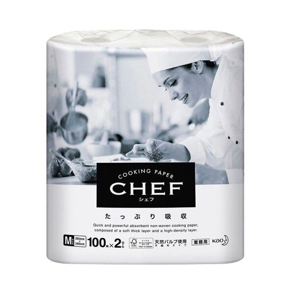 花王 業務用CHEFたっぷり吸収 Mサイズ 369260 2ROL