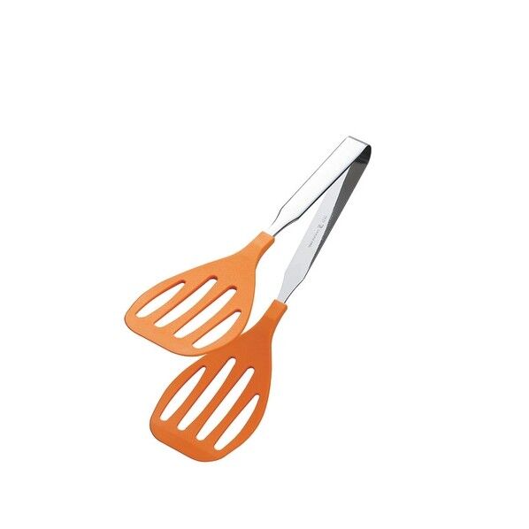 抗菌･耐熱カラーグリルトング250mm オレンジ 62-8200-99 1点