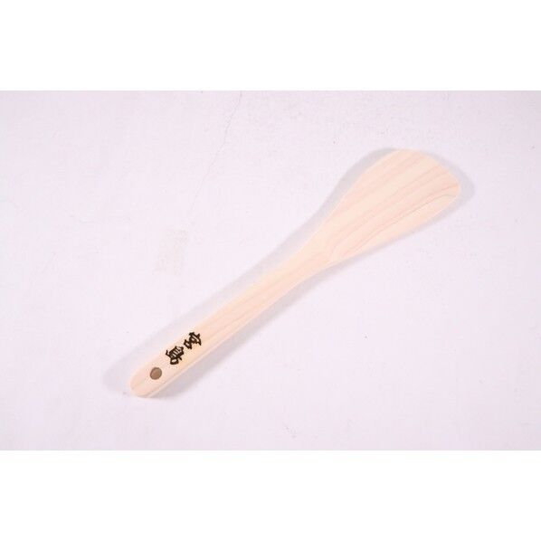 桧・調理ヘラ 丸 全長mm:290 1点