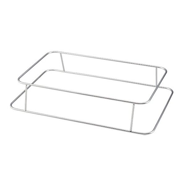 ビュッフェ用角型フードパン16インチ用ワイヤースタンド 幅×奥行×高さmm:375×235×H80 1点