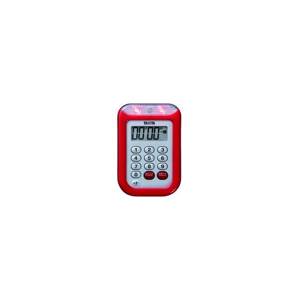 大音量タイマー100分計 TD-377 レッド BTI6201 1個