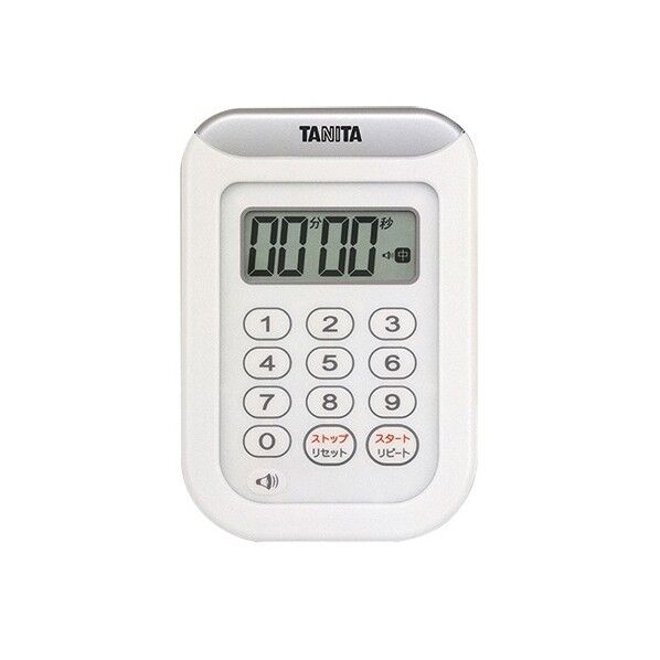 TANITA丸洗いタイマー100分計TD‐378‐WH TD-378WH 1
