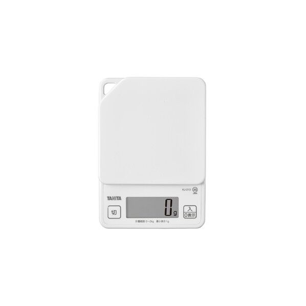 タニタ デジタルクッキングスケール KJ213WH KJ-213-WH 1点