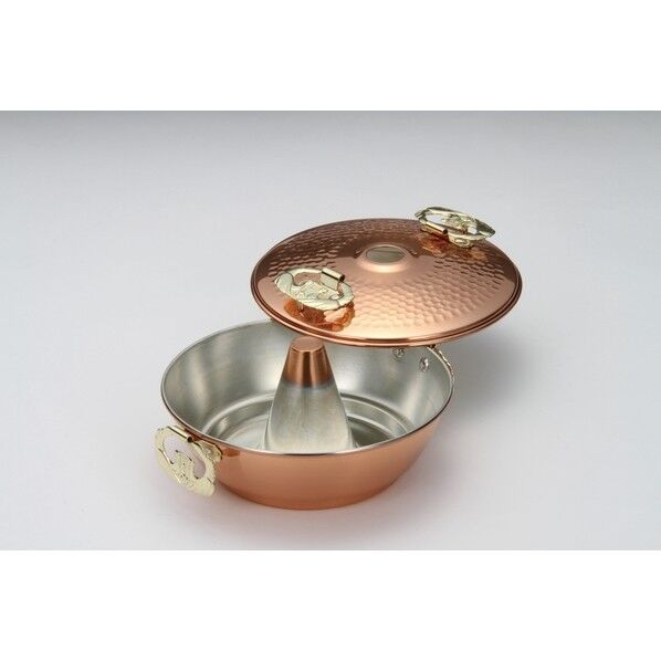 純銅 ミニしゃぶ鍋 800cc 5269310 61-6781-29 1点