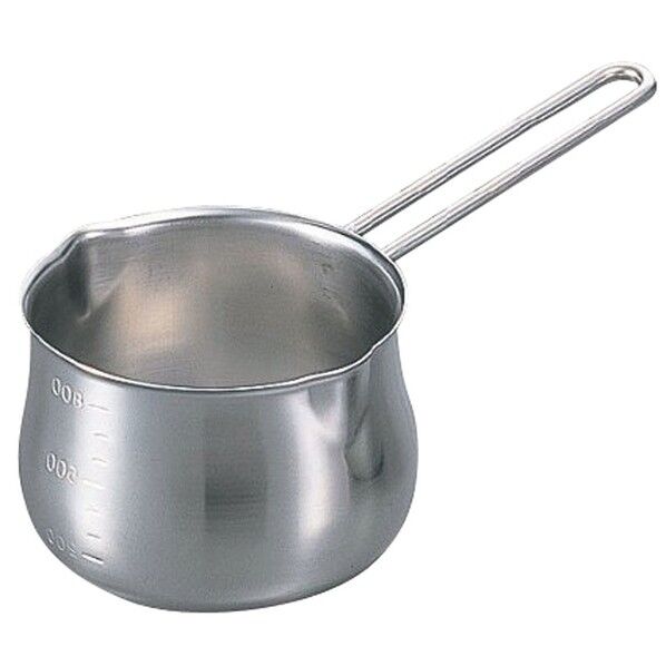 タケコシ 18-8目盛付ミルクパン 1000ml 1000ml AML0602 1個