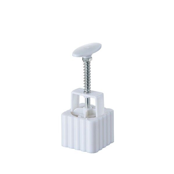 PC 月餅抜型 角菊 出来上りサイズ52x52x35 内寸縦×横×外寸高さmm:63×63×H155 1点