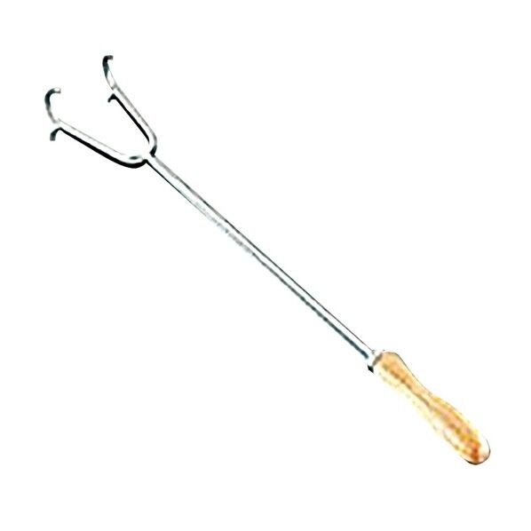 木柄ロングフック 2本爪 全長×幅mm:515×95 1点