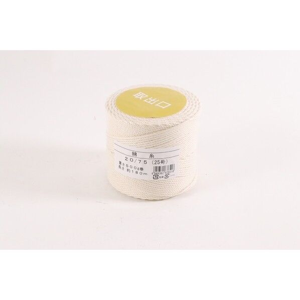 料理糸 25号 20/75 重さg×長さm×太さmm:500×180×2.5 1点