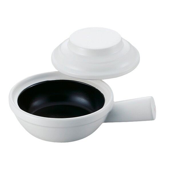 燕舞 テクノセラ深型片手砂鍋(深焼き) 13cm 外径×深さmm×容量cc:φ135×40×450 1点