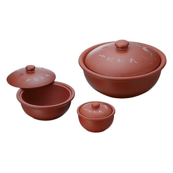 砂鍋 小 9cm 外径×高さmm×（容量cc）:φ97×H68×（180） 1点