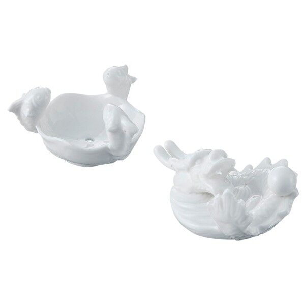 ボーンチャイナ ティーストレーナーホルダー 金魚 サイスﾞmm:80×H50 1点