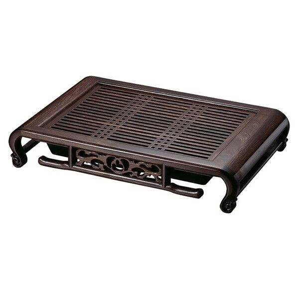 黒檀 茶盤 B型 外寸縦×横×高さmm:417×267×H75 1点