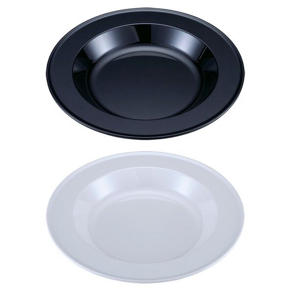 メラミン製ビュッフェ用丸型フードパン 36cm 黒 外径×高さmm:φ360×H58 TKO-136 1点