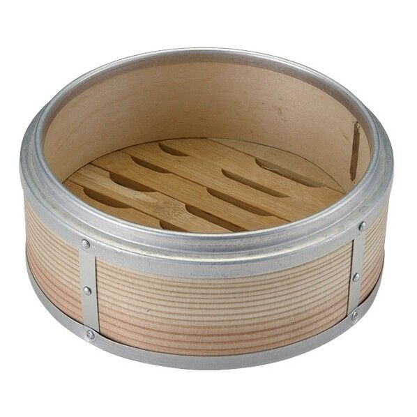 業務用アルミ渕杉セイロ 身 16cm 外径（内径）×高さ（深さ）mm:φ160（140）×H60（44） 436315 1点