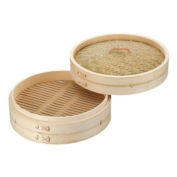 小籠包竹セイロ あみ底 身 24cm 外径(内径)×高さ(深さ)mm:φ240(215)×H73(31) 436304 1点