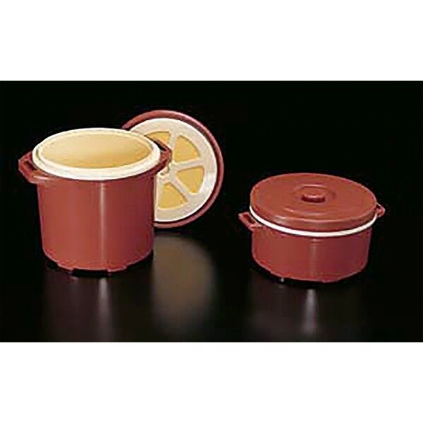 PC保温食缶 ごはん用 DF-R2 内径×高さmm:φ324×386×H180 容量:1升3合 398005 1点