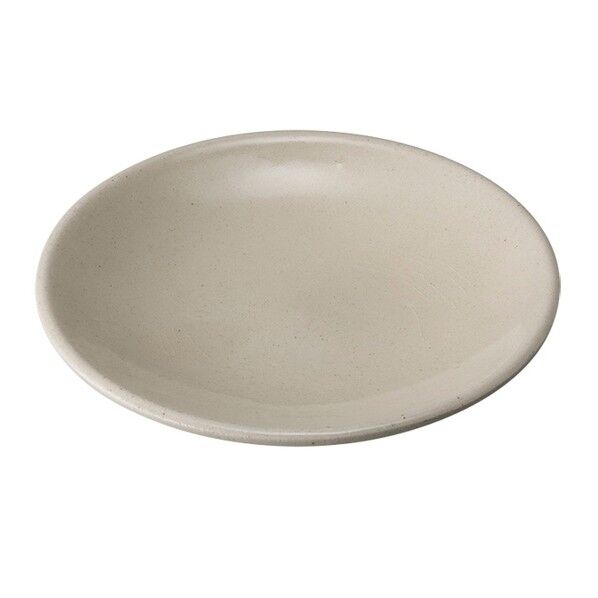 素焼品味小砂鍋用受皿 白塗 453195