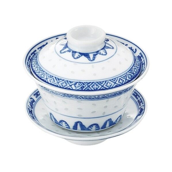 ホタル陶器 3斗茶碗(蓋.受皿付) 311064-01