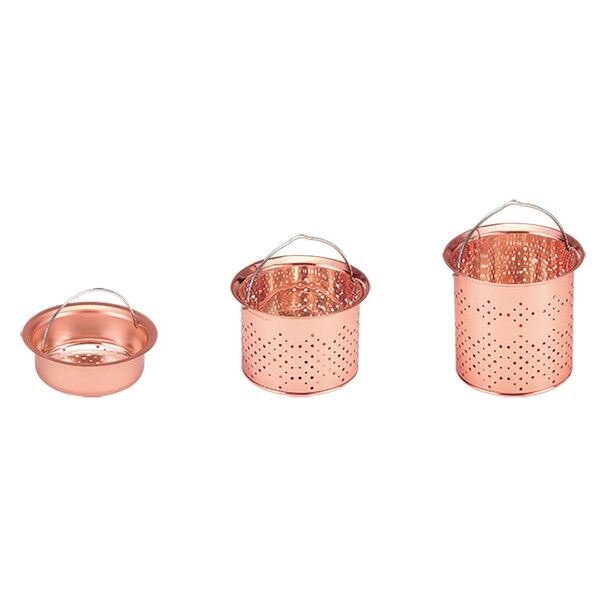 純銅製(板) 排水口ゴミ受け 134mm、皿型 PR2077 1個