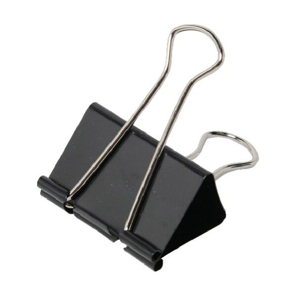 ダブルクリップ 51型 ブラック CP-101 10個