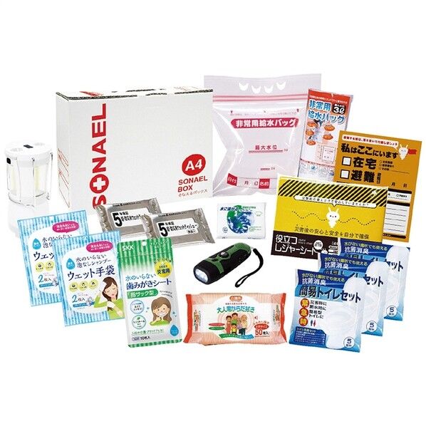 そなえるボックス 16点セット(在宅避難用品)