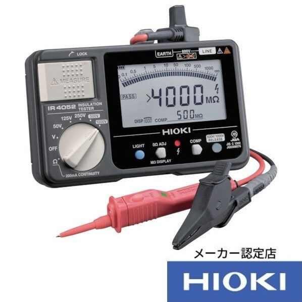 HIOKI 5レンジ絶縁抵抗計 IR4052-11 トレサ付 177×170×63MM IR4052-11TRACETUKI 1個