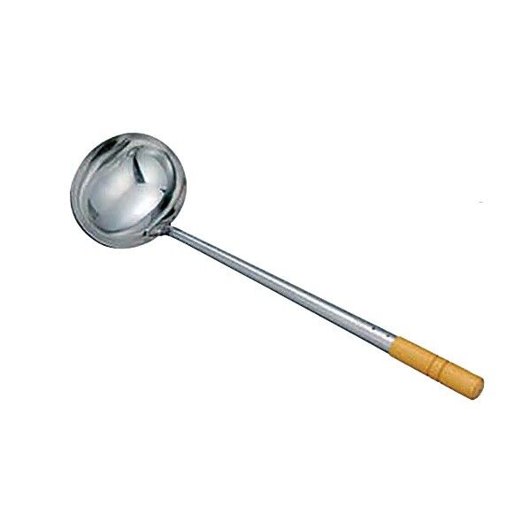 ST中華楕円お玉 頭部×幅× 柄長mm ×容量cc:φ135×115×365×約335 1点