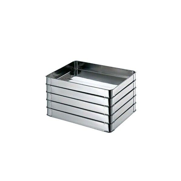 積重ね式ステンバット 5.0L 大 50 1段 (餃子バット) AGY-40-05 1個